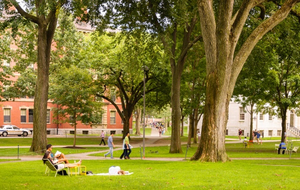 Harvard yard - amerika.cz