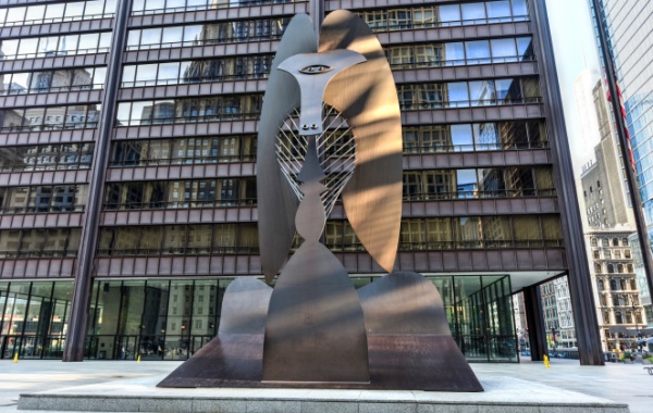 Picassova socha v Chicagu, Illinois