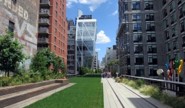 High Line Park: Ze staré dopravní dráhy vznikla zelená pěší oáza