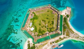 Fort Jefferson: masivní chlouba Floridy z šestnácti miliónů cihel