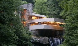 Fallingwater: Dům v Pensylvánii, kterým protéká vodopád