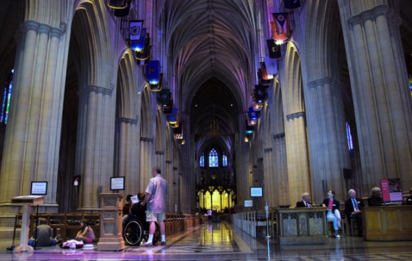 Washington National Cathedral - vnitřek