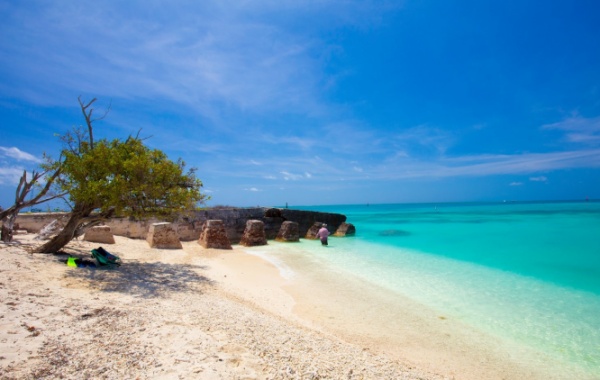 přístaviště u Fort Jefferson