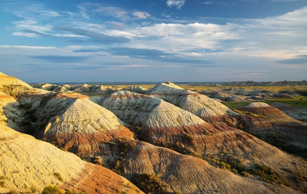 Badlands: krajina jako na Měsíci