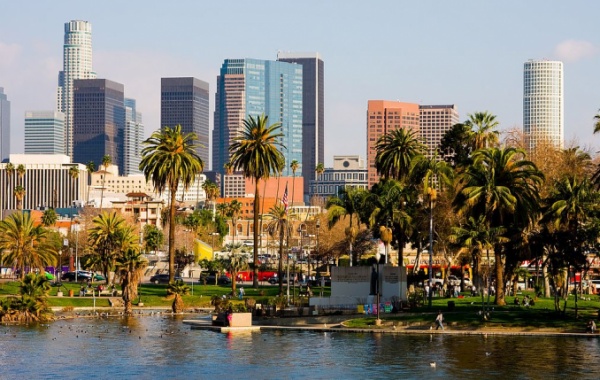 Panorama Los Angeles v Kalifornii