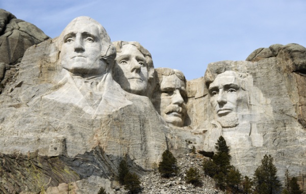 Američtí prezidenti na Mount Rushmore
