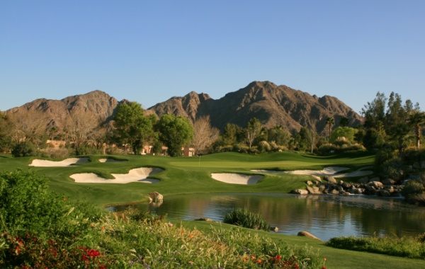 Golfové hřiště v Palm Springs v Kalifornii