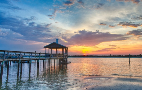 Wrightsville Beach, Severní Karolína, USA