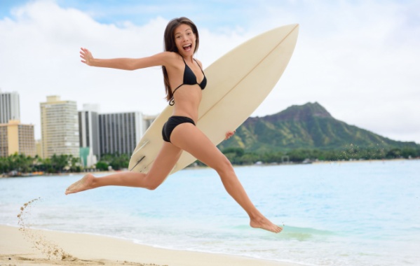 Honolulu - surfařka