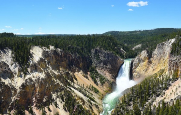 Yellowstoneské vodopády, Stát Wyoming