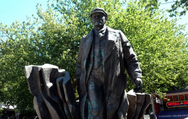 Leninova socha v americkém Seattlu