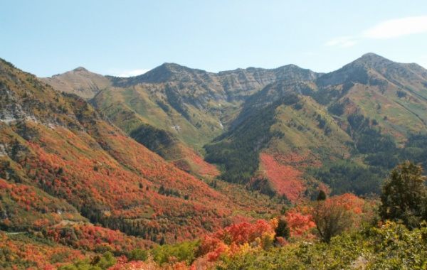 Wasatch mountains ve státě Utah