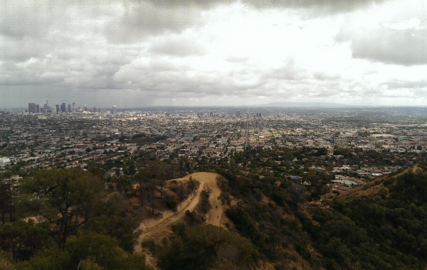 Pohled z Griffitovy observatoře v Los Angeles