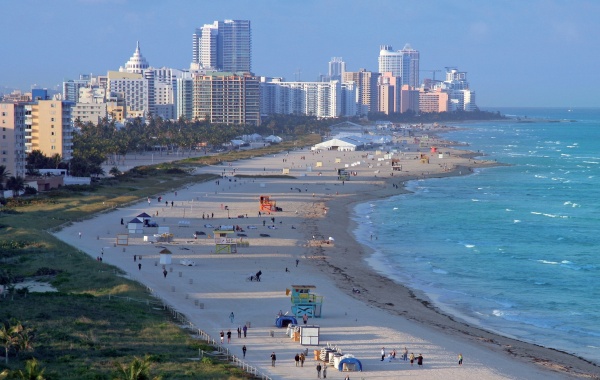 Miami Beach na Floridě