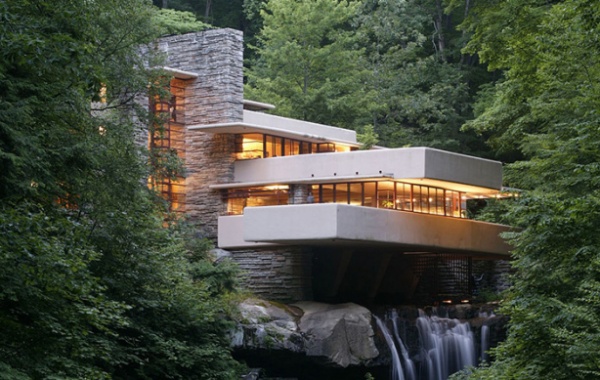 Fallingwater, dům, kterým protéká vodopád - Amerika.cz