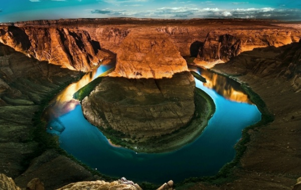 meandr Colorado v Horseshoe Bend 