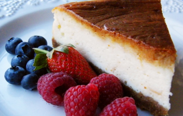 Pravý cheescake s ovocem