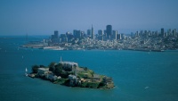 Alcatraz z ptačího pohledu