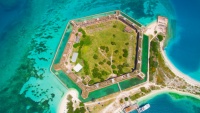 pohled shora na Fort Jefferson