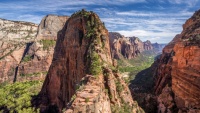 Angels Landing v NP Zion v americkém Utahu