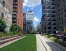 High Line Park v americkém New Yorku