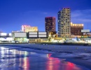 Atlantic City - pláž a mrakodrapy