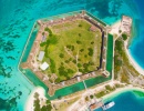 pohled shora na Fort Jefferson