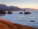 Haystack Rock v Ecola State Park v Oregonu
