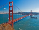 Golden Gate Bridge - oranžový most v San Franciscu