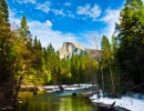 skála Half Dome Rock v americké Kalifornii