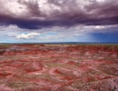 Painted Desert pod mraky