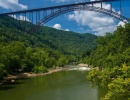 Most přes New River Gorge v Západní Virginii