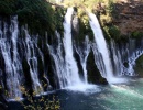 Burney Falls, stát Kalifornie 