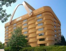 Budova ve tvaru nákupního košíku v Ohiu