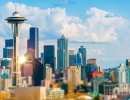 Pohled na mrakodrapy v městě Seattle, Washington - Amerika.cz