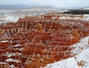 Zasněžený Bryce Canyon, Utah